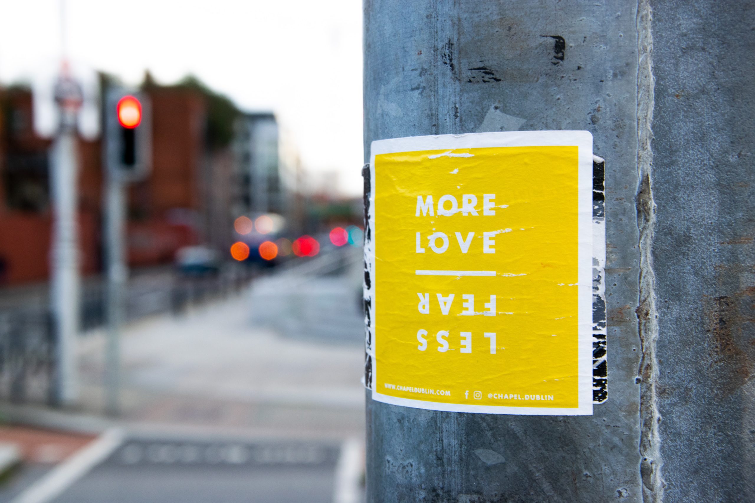 more love less fear forgiveness