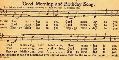 Happy Birthday to you.  