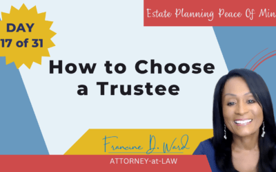 How to Choose a Trustee
