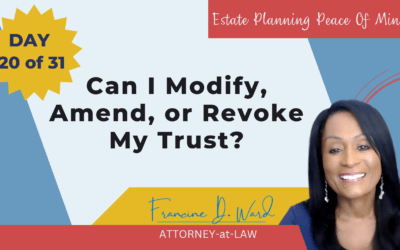 Can I Modify, Amend, or Revoke My Trust?